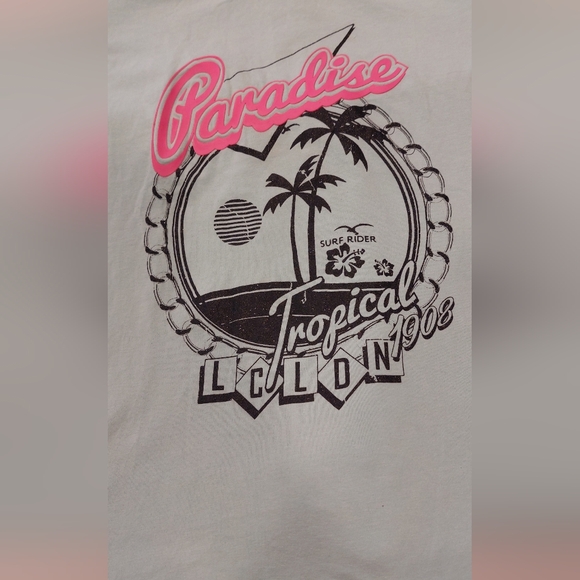 Tropical Paradise Kids Tee - Mint Green - Picture 2 of 5